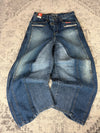 Pantalon baggy jean large Japanese balloon streetwear JNCO y2k vintage hip-hop taille 32US n•273
