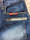 Pantalon baggy jean large Japanese balloon streetwear JNCO y2k vintage hip-hop taille 32US n•274
