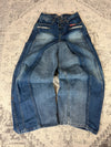 Pantalon baggy jean large Japanese balloon streetwear JNCO y2k vintage hip-hop taille 32US n•274