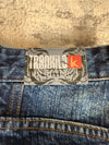 Pantalon baggy jean large Japanese balloon streetwear JNCO y2k vintage hip-hop taille 32US n•274