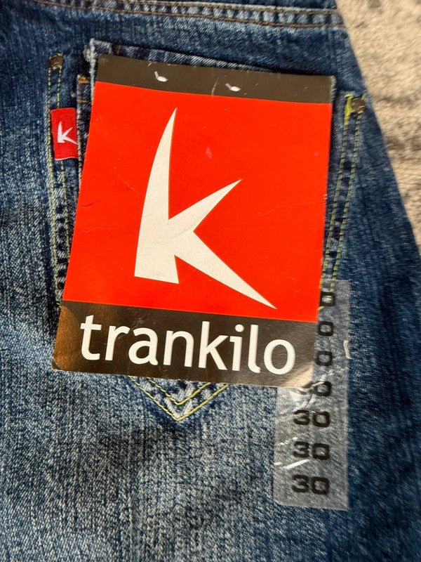 Pantalon baggy jean large Japanese balloon streetwear JNCO y2k vintage hip-hop taille 30US n•275