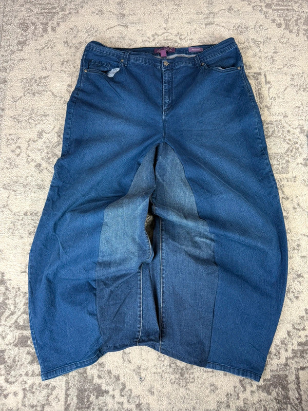 Pantalon baggy jean large Japanese balloon streetwear JNCO y2k vintage hip-hop taille XXL n•276