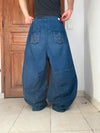Pantalon baggy jean large Japanese balloon streetwear JNCO y2k vintage hip-hop taille XXL n•276