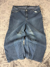 Pantalon baggy jean large Japanese balloon streetwear JNCO y2k vintage hip-hop taille 4XL n•278