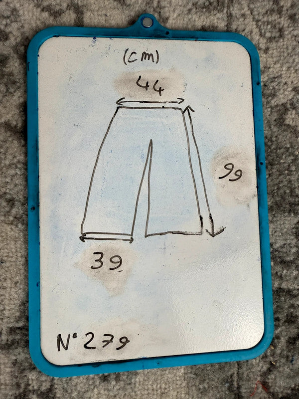 Pantalon baggy jean large Japanese balloon streetwear JNCO y2k vintage hip-hop taille XXL n•279