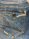 Pantalon baggy jean large Japanese balloon streetwear JNCO y2k vintage hip-hop taille XXL n•279