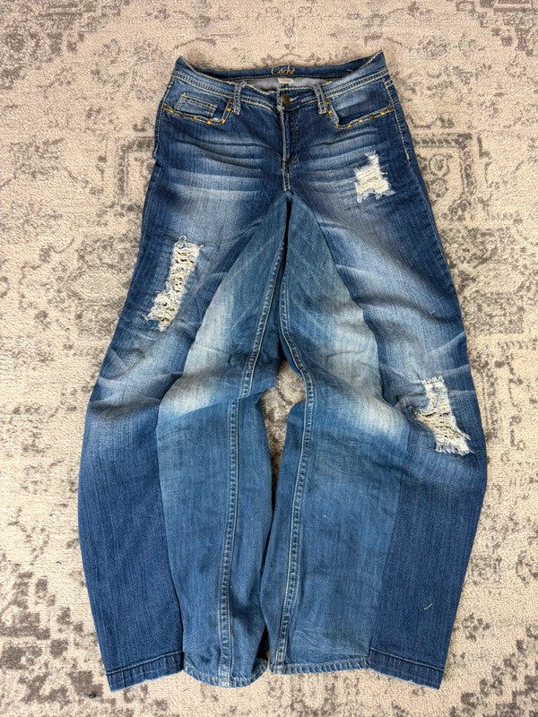 Pantalon baggy jean large Japanese balloon streetwear JNCO y2k vintage hip-hop taille XS n•280