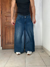 Pantalon baggy jean large Japanese balloon streetwear JNCO y2k vintage hip-hop taille XL n•281