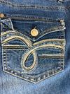 Pantalon baggy jean large Japanese balloon streetwear JNCO y2k vintage hip-hop taille XL n•281