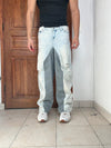 Pantalon baggy jean large Japanese balloon streetwear JNCO y2k vintage hip-hop taille XS n•282