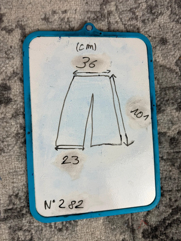Pantalon baggy jean large Japanese balloon streetwear JNCO y2k vintage hip-hop taille XS n•282