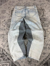 Pantalon baggy jean large Japanese balloon streetwear JNCO y2k vintage hip-hop taille XS n•282