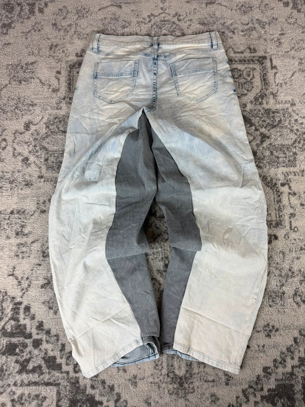 Pantalon baggy jean large Japanese balloon streetwear JNCO y2k vintage hip-hop taille XS n•282