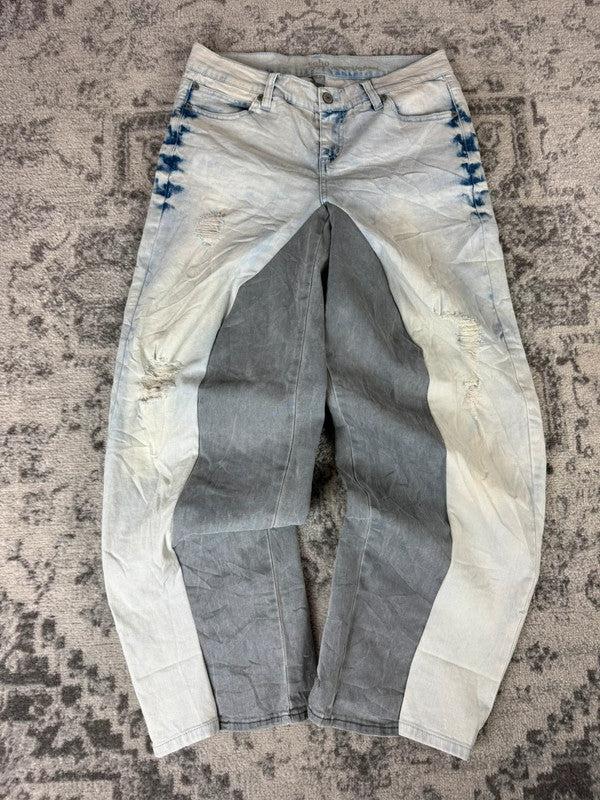 Pantalon baggy jean large Japanese balloon streetwear JNCO y2k vintage hip-hop taille XS n•282