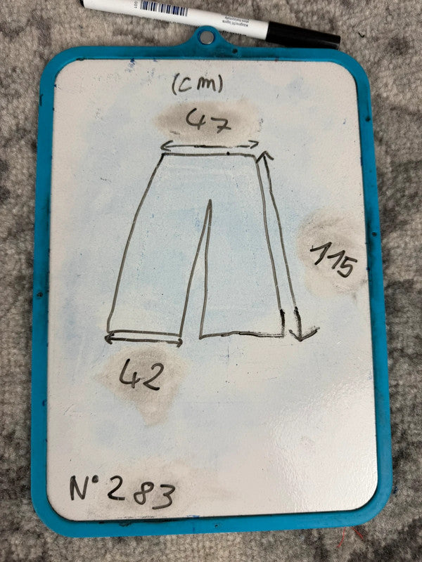 Pantalon baggy jean large Japanese balloon streetwear JNCO y2k vintage hip-hop taille 38US n•283