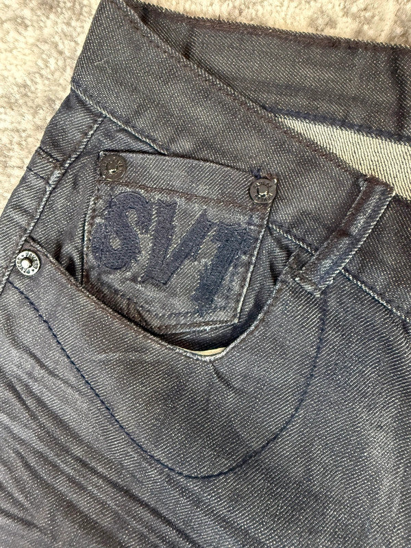Pantalon baggy jean large Japanese balloon streetwear JNCO y2k vintage hip-hop taille 34US n•234
