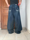 Pantalon baggy jean large Japanese balloon streetwear JNCO y2k vintage hip-hop taille 4XL n•285