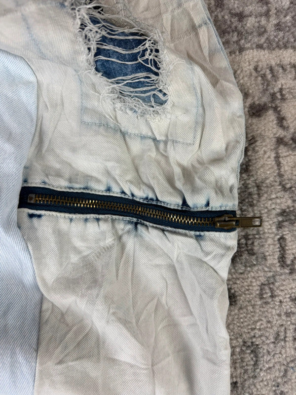 Pantalon baggy jean large Japanese balloon streetwear JNCO y2k vintage hip-hop taille S n•286