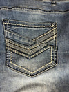 Pantalon baggy jean large Japanese balloon streetwear JNCO y2k vintage hip-hop taille 3XL n•287