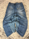 Pantalon baggy jean large Japanese balloon streetwear JNCO y2k vintage hip-hop taille 3XL n•287