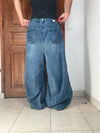 Pantalon baggy jean large Japanese balloon streetwear JNCO y2k vintage hip-hop taille 5XL n•289