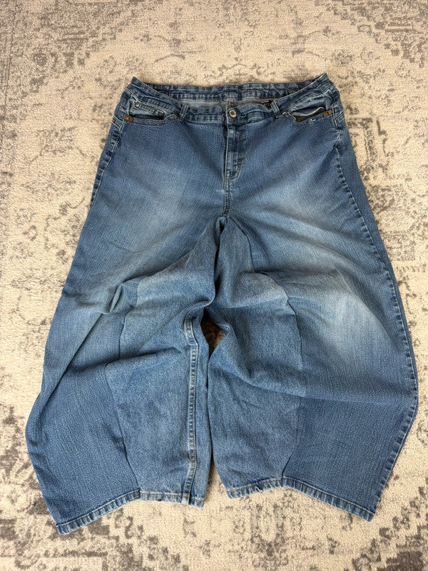 Pantalon baggy jean large Japanese balloon streetwear JNCO y2k vintage hip-hop taille 5XL n•289