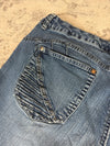 Pantalon baggy jean large Japanese balloon streetwear JNCO y2k vintage hip-hop taille 5XL n•289