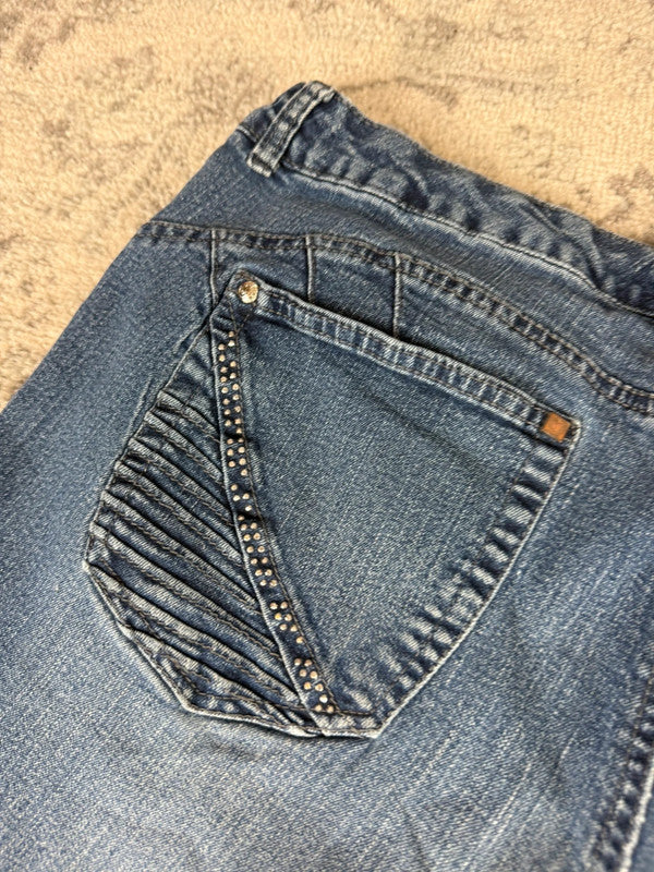 Pantalon baggy jean large Japanese balloon streetwear JNCO y2k vintage hip-hop taille 5XL n•289