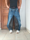 Pantalon baggy jean large Japanese balloon streetwear JNCO y2k vintage hip-hop taille 3XL n•292