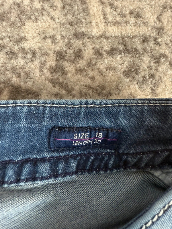Pantalon baggy jean large Japanese balloon streetwear JNCO y2k vintage hip-hop taille 3XL n•292