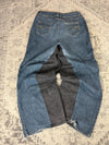 Pantalon baggy jean large Japanese balloon streetwear JNCO y2k vintage hip-hop taille XL n•293