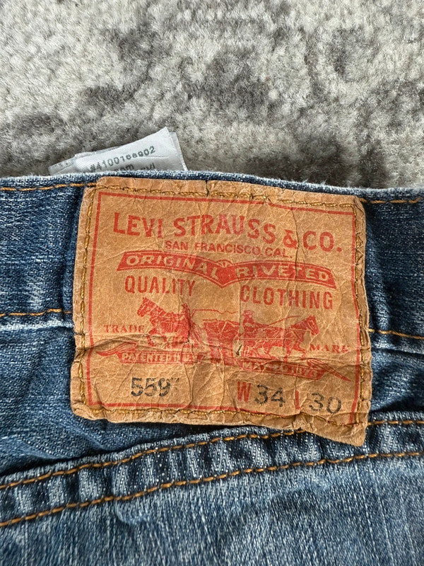 Pantalon baggy jean large Japanese balloon streetwear JNCO y2k vintage hip-hop taille 34US n•295
