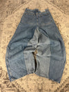 Pantalon baggy jean large Japanese balloon streetwear JNCO y2k vintage hip-hop taille S n•297