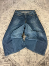 Pantalon baggy jean large Japanese balloon streetwear JNCO y2k vintage hip-hop taille 38US n•297