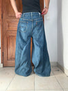 Pantalon baggy jean large Japanese balloon streetwear JNCO y2k vintage hip-hop taille 38US n•297