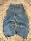Pantalon baggy jean large Japanese balloon streetwear JNCO y2k vintage hip-hop taille S n•299
