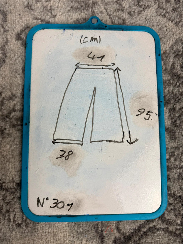 Pantalon baggy jean large Japanese balloon streetwear JNCO y2k vintage hip-hop taille L