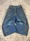 Pantalon baggy jean large Japanese balloon streetwear JNCO y2k vintage hip-hop taille S n•302