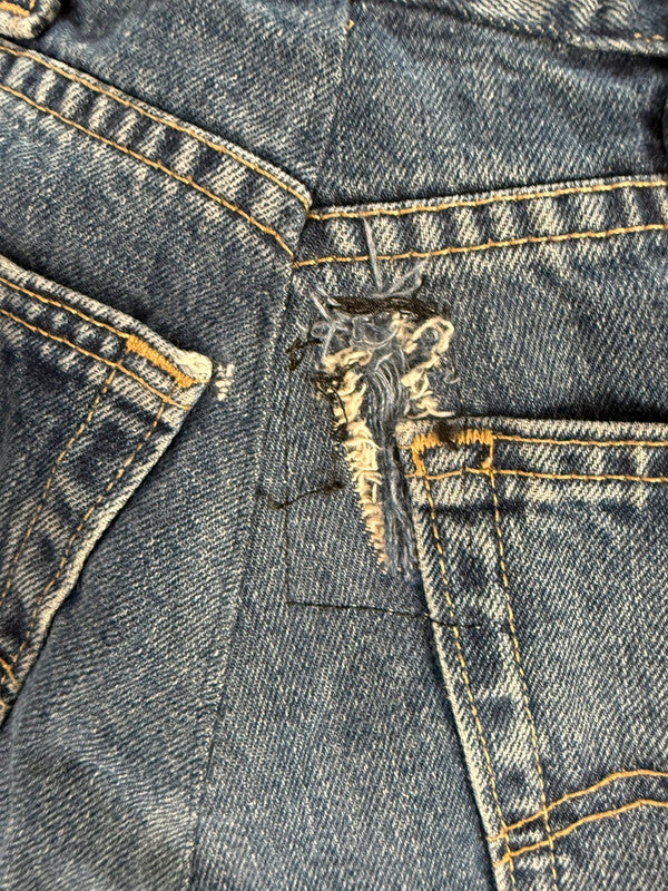 Pantalon baggy jean large Japanese balloon streetwear JNCO y2k vintage hip-hop taille S n•302