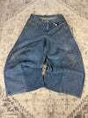Pantalon baggy jean large Japanese balloon streetwear JNCO y2k vintage hip-hop taille 32US n•303