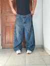 Pantalon baggy jean large Japanese balloon streetwear JNCO y2k vintage hip-hop taille 38US n•305