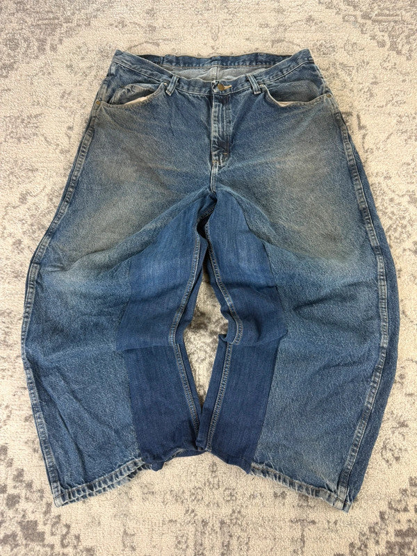 Pantalon baggy jean large Japanese balloon streetwear JNCO y2k vintage hip-hop taille 38US n•305
