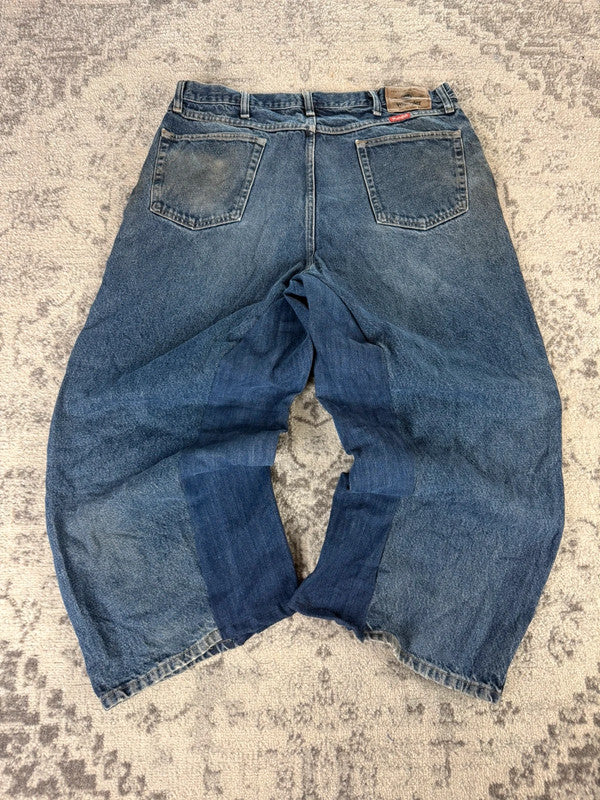 Pantalon baggy jean large Japanese balloon streetwear JNCO y2k vintage hip-hop taille 38US n•305