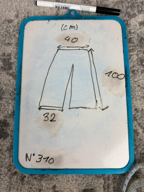 Pantalon baggy jean large Japanese balloon streetwear JNCO y2k vintage hip-hop taille 32US n•310