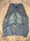 Pantalon baggy jean large Japanese balloon streetwear JNCO y2k vintage hip-hop taille 36US n•311