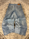 Pantalon baggy jean large Japanese balloon streetwear JNCO y2k vintage hip-hop taille 34US n•312
