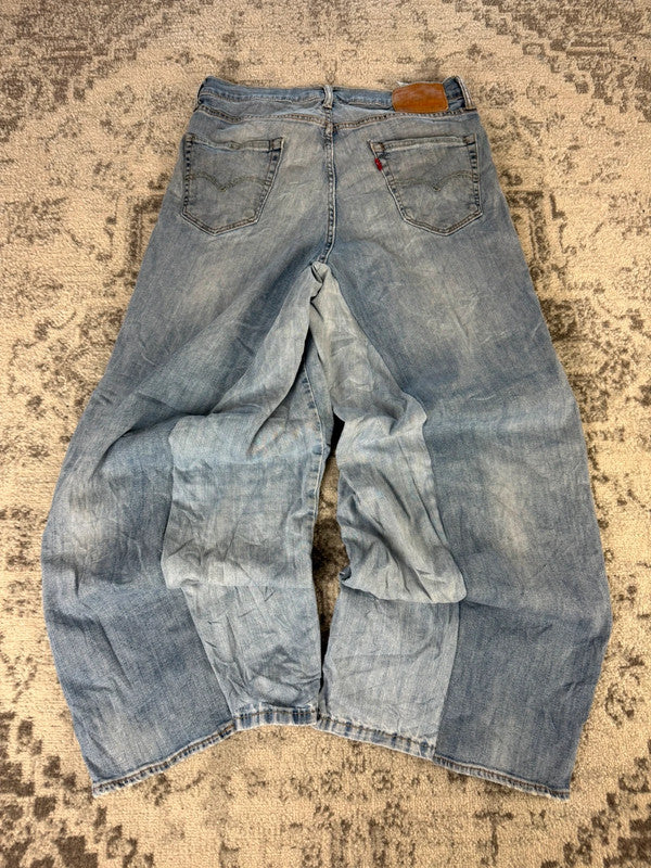 Pantalon baggy jean large Japanese balloon streetwear JNCO y2k vintage hip-hop taille 34US n•312