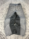 Pantalon baggy jean large Japanese balloon streetwear JNCO y2k vintage hip-hop taille 32US n•313