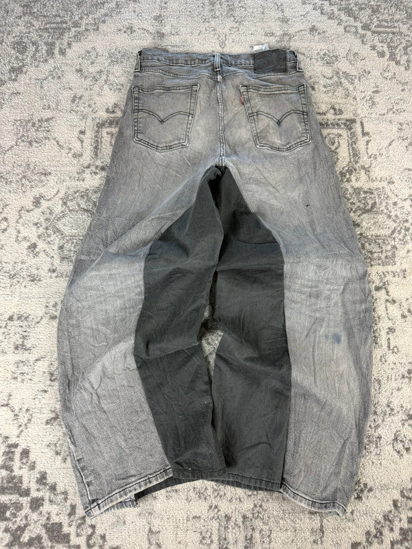 Pantalon baggy jean large Japanese balloon streetwear JNCO y2k vintage hip-hop taille 32US n•313
