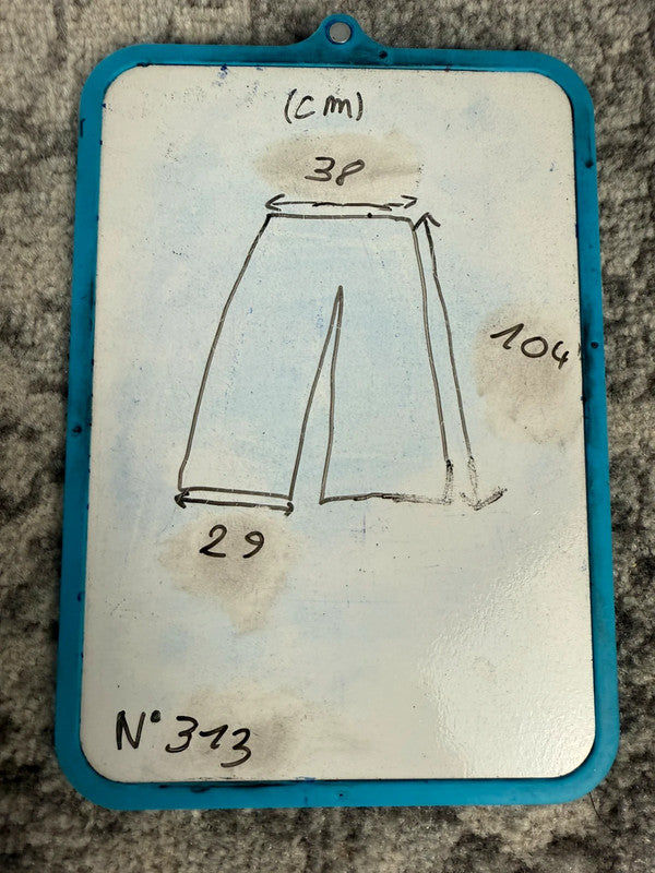 Pantalon baggy jean large Japanese balloon streetwear JNCO y2k vintage hip-hop taille 32US n•313